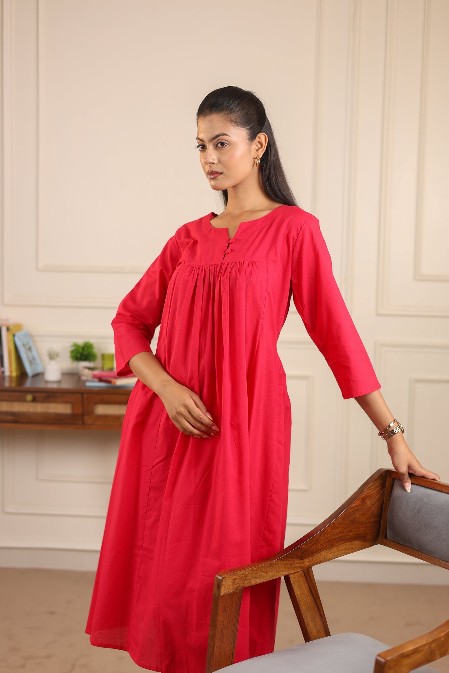 Classic Comfort: Pure Cotton Kurta Set