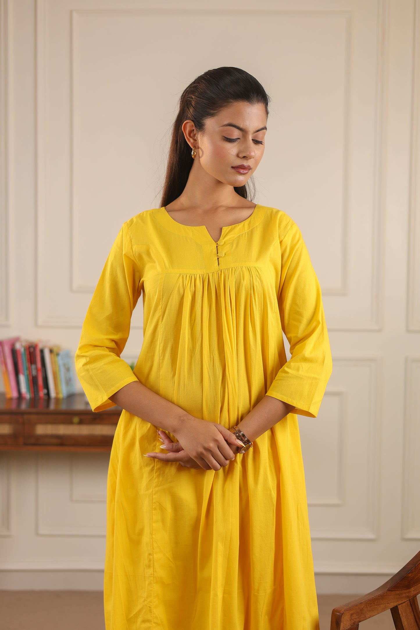 Classic Comfort: Pure Cotton Kurta Set