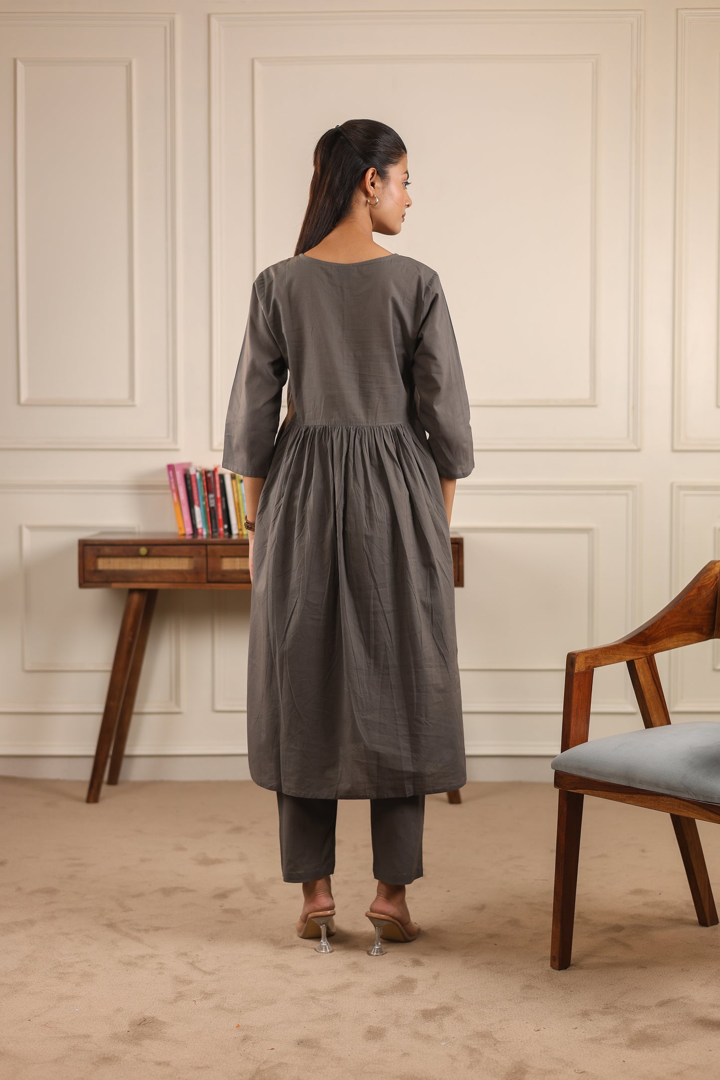 Classic Comfort: Pure Cotton Kurta Set