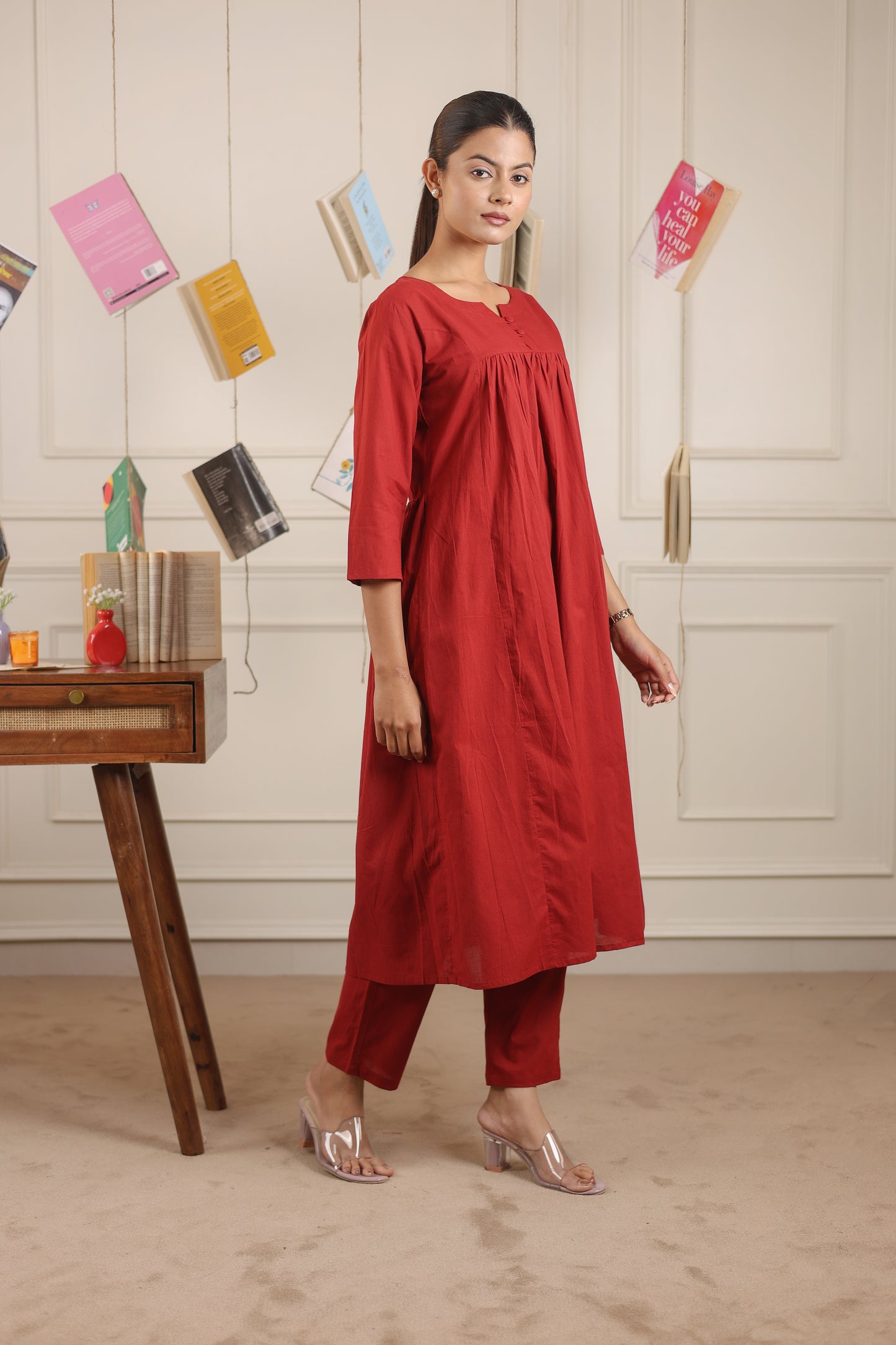 Classic Comfort: Pure Cotton Kurta Set