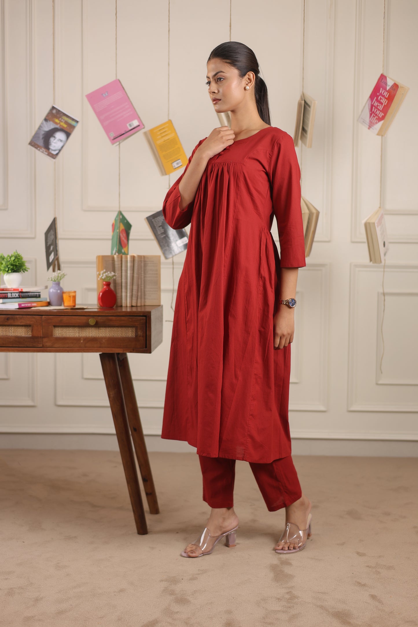 Classic Comfort: Pure Cotton Kurta Set