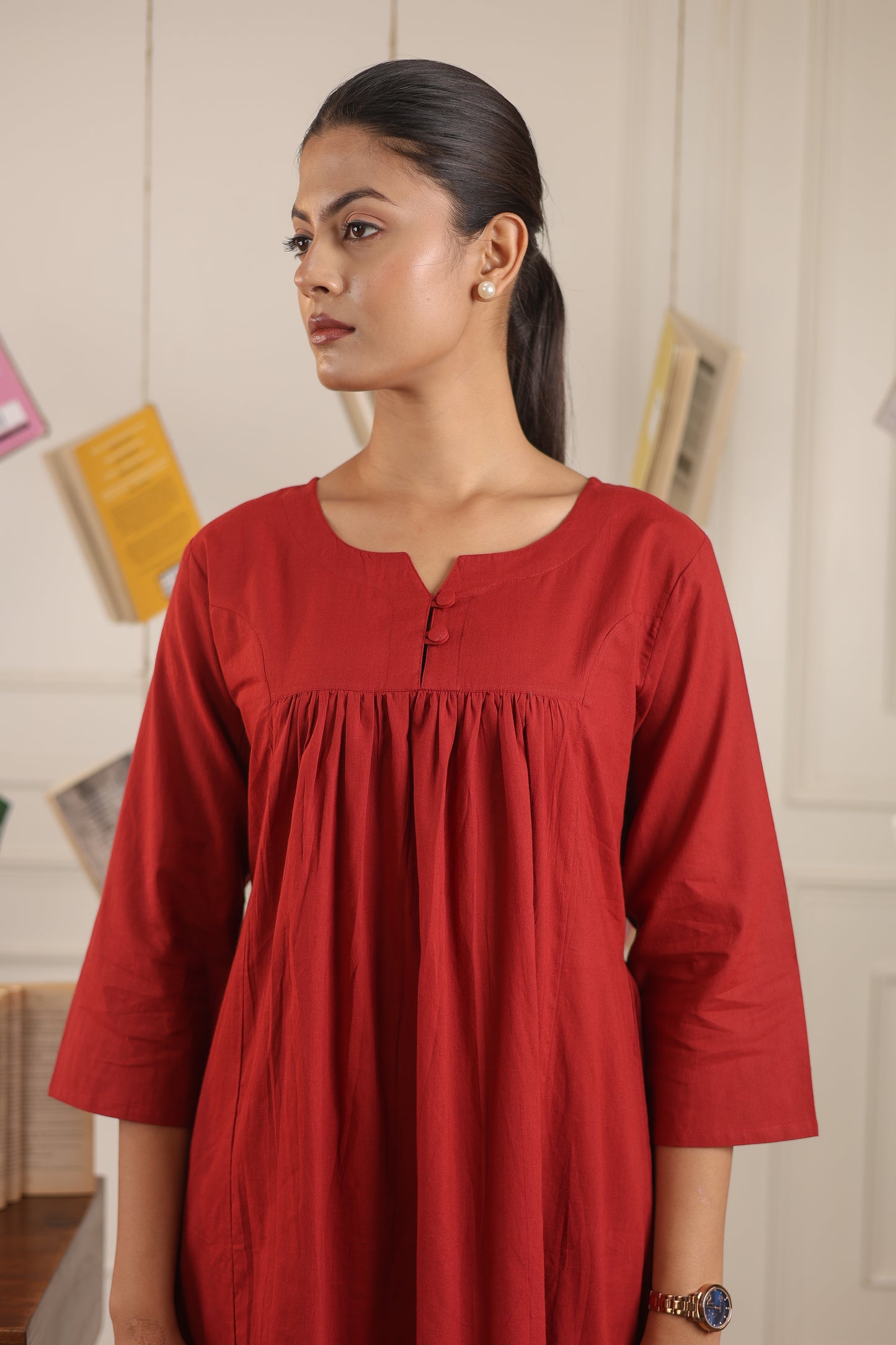 Classic Comfort: Pure Cotton Kurta Set
