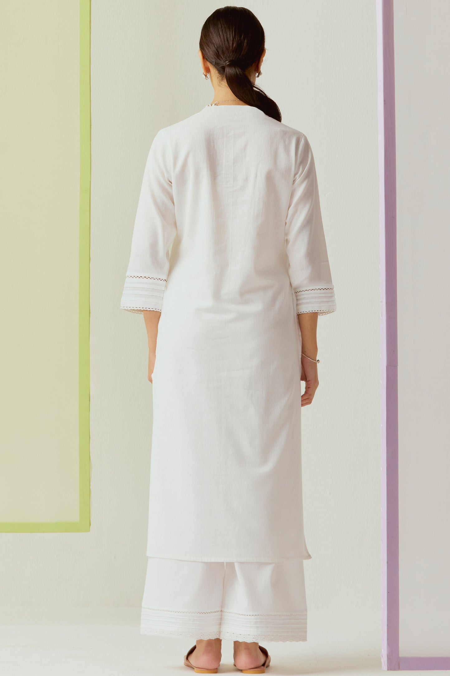 Vedora Noor-e Collection – Handcrafted Kurta Pant Sets in Timeless Hues