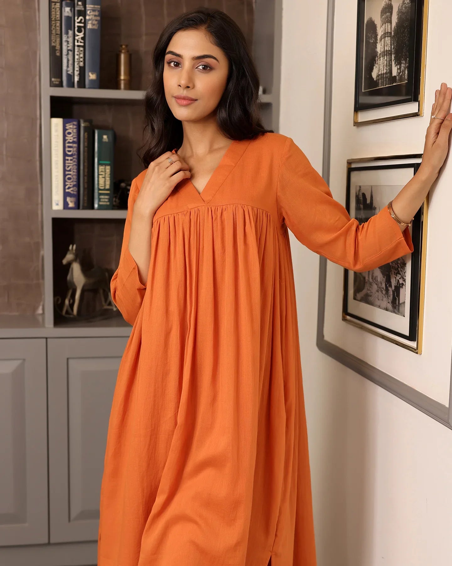 Cotton Muse: Graceful A-Line Ensemble