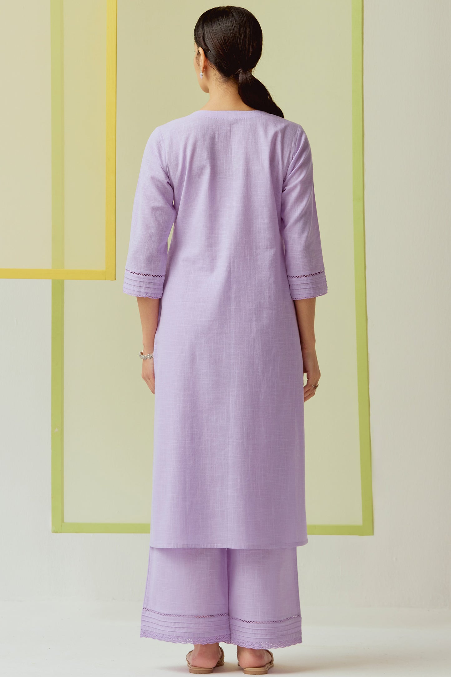 Vedora Noor-e Collection – Handcrafted Kurta Pant Sets in Timeless Hues