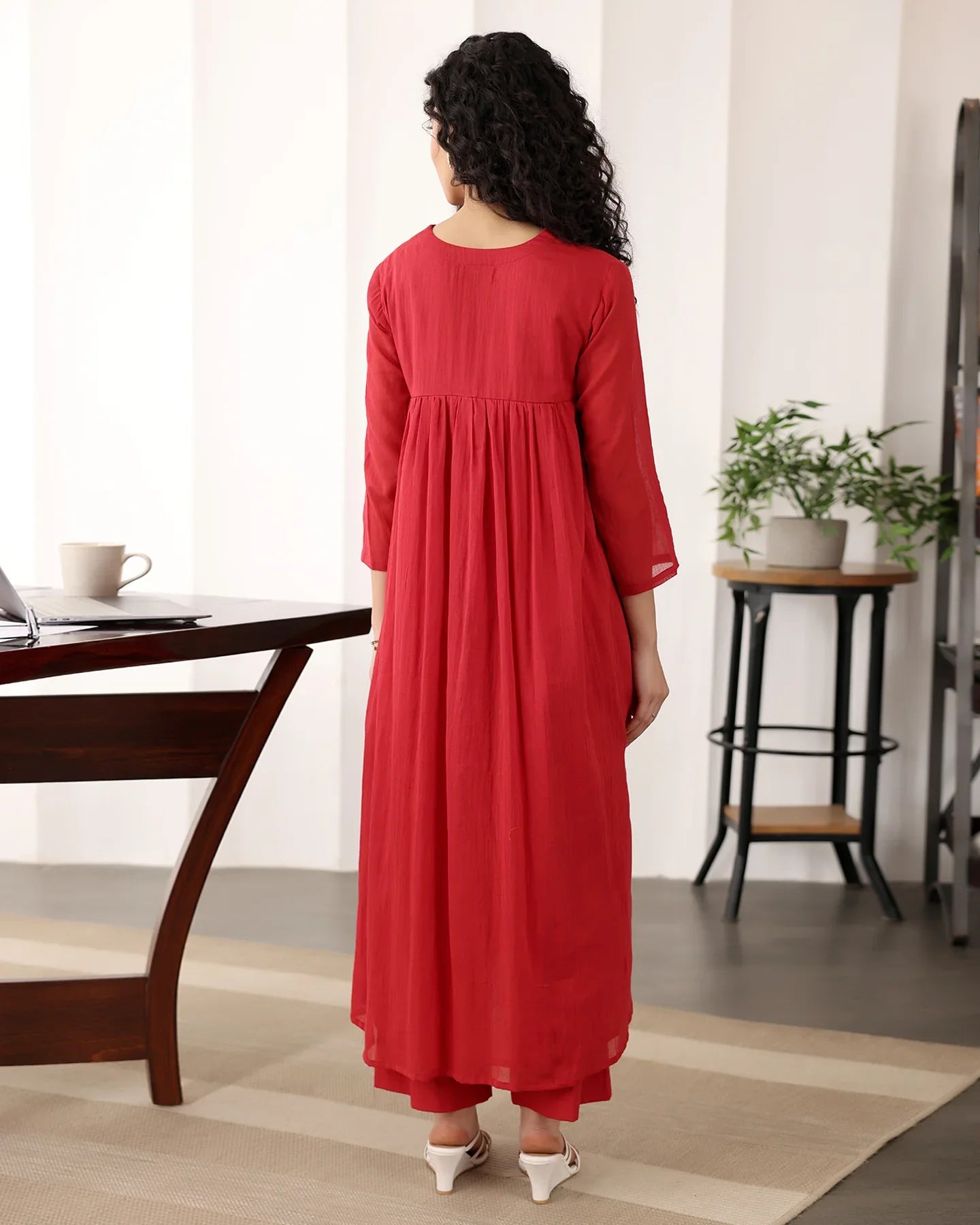 Cotton Muse: Graceful A-Line Ensemble