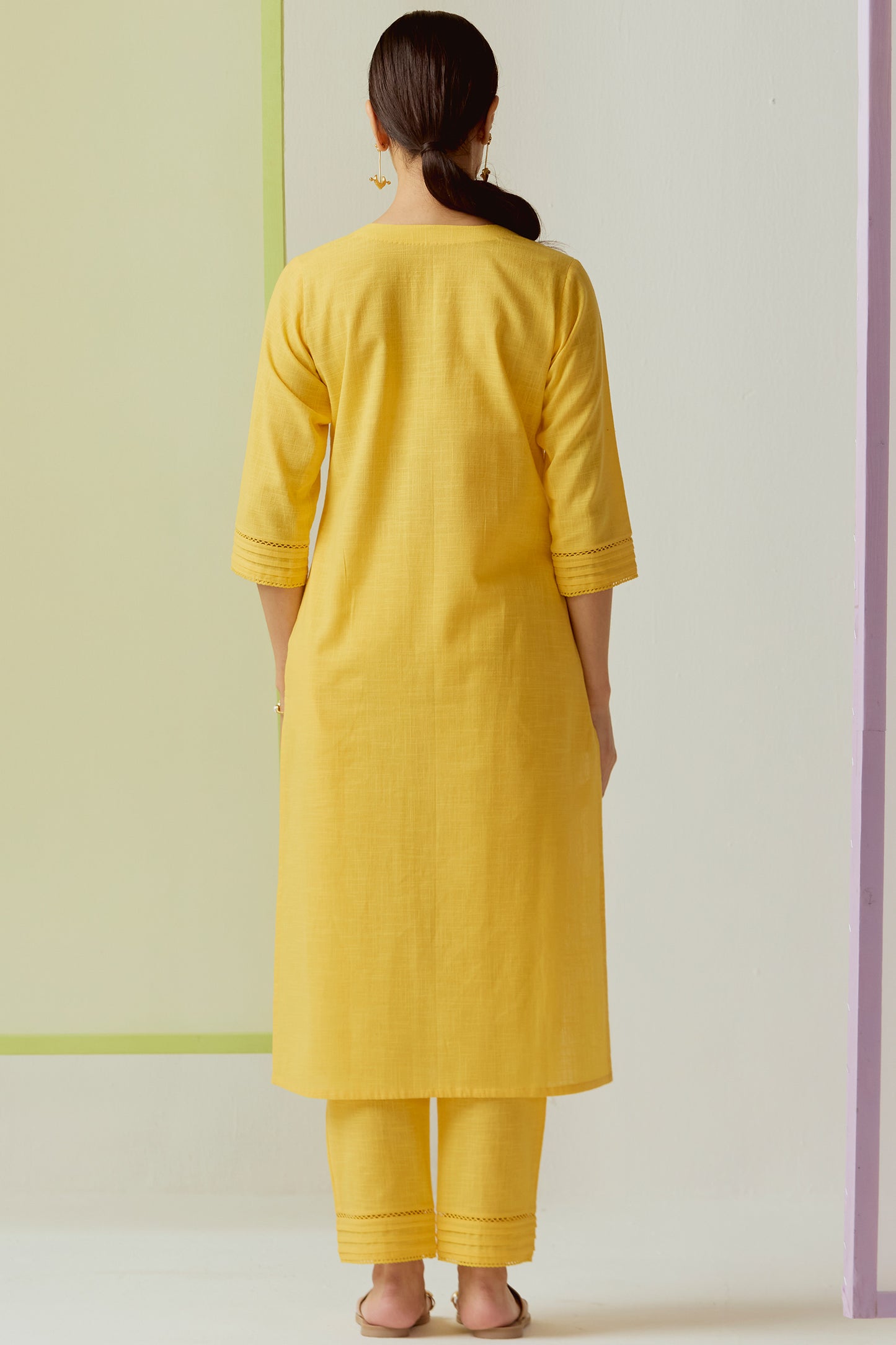 Vedora Noor-e Collection – Handcrafted Kurta Pant Sets in Timeless Hues