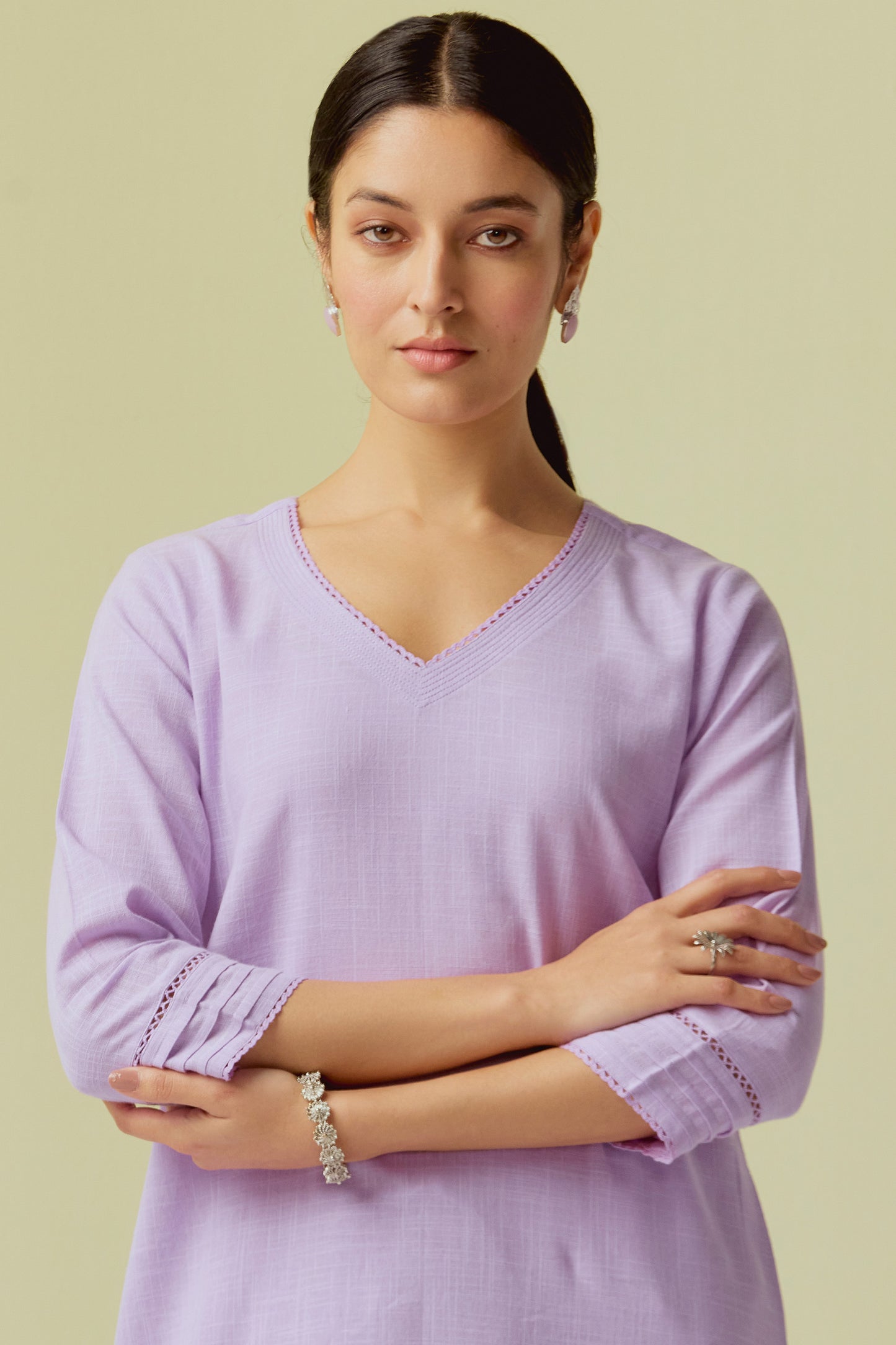 Vedora Noor-e Collection – Handcrafted Kurta Pant Sets in Timeless Hues