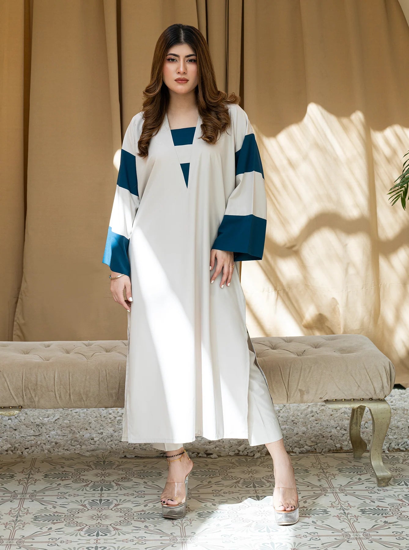 Femme Kaftan Set – Premium Elegance