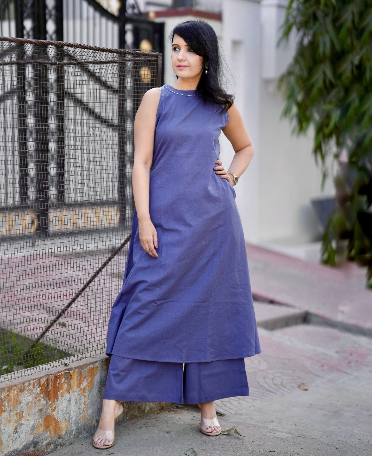 Summer Chic Pure Cotton Kurti/Co-ord Set