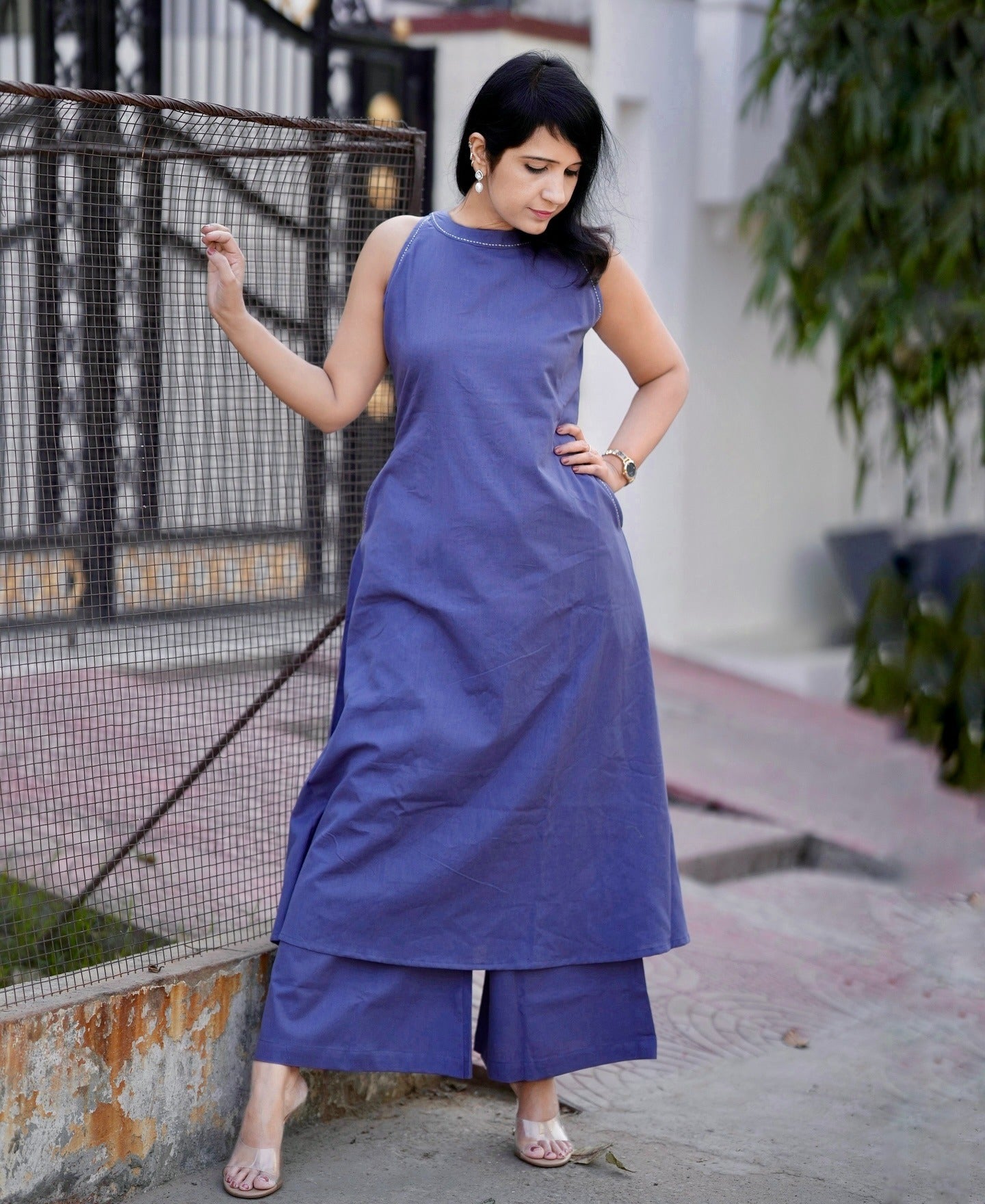 Summer Chic Pure Cotton Kurti/Co-ord Set
