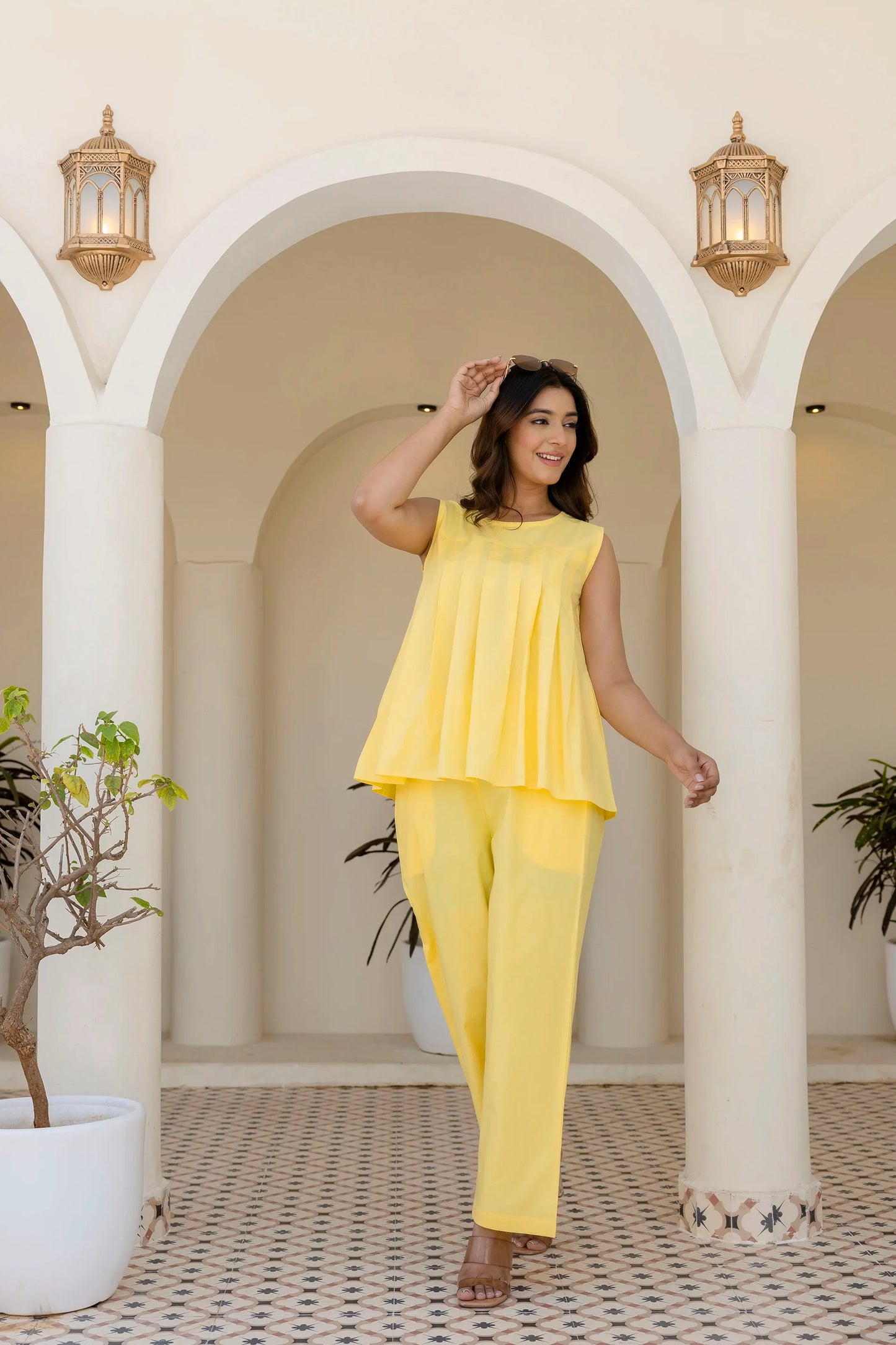 Color Pop Chic: Cotton Co-ord Sets for Effortless Summer Style