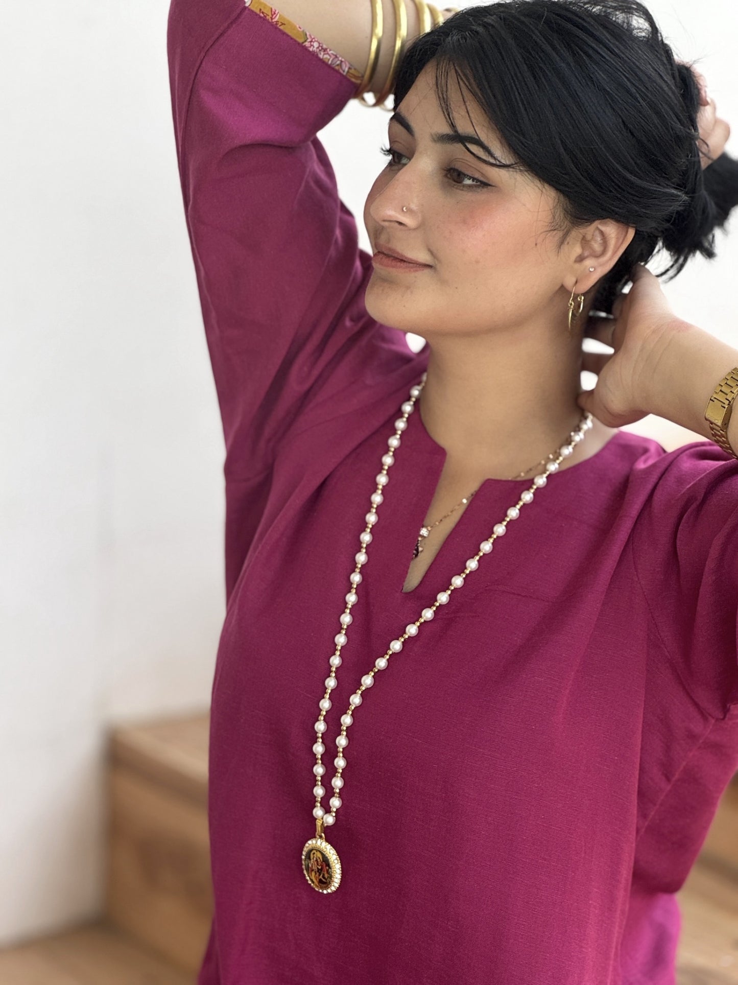 “Minimal  Relaxed Fit Kurta Set – Your Everyday Elegance!”