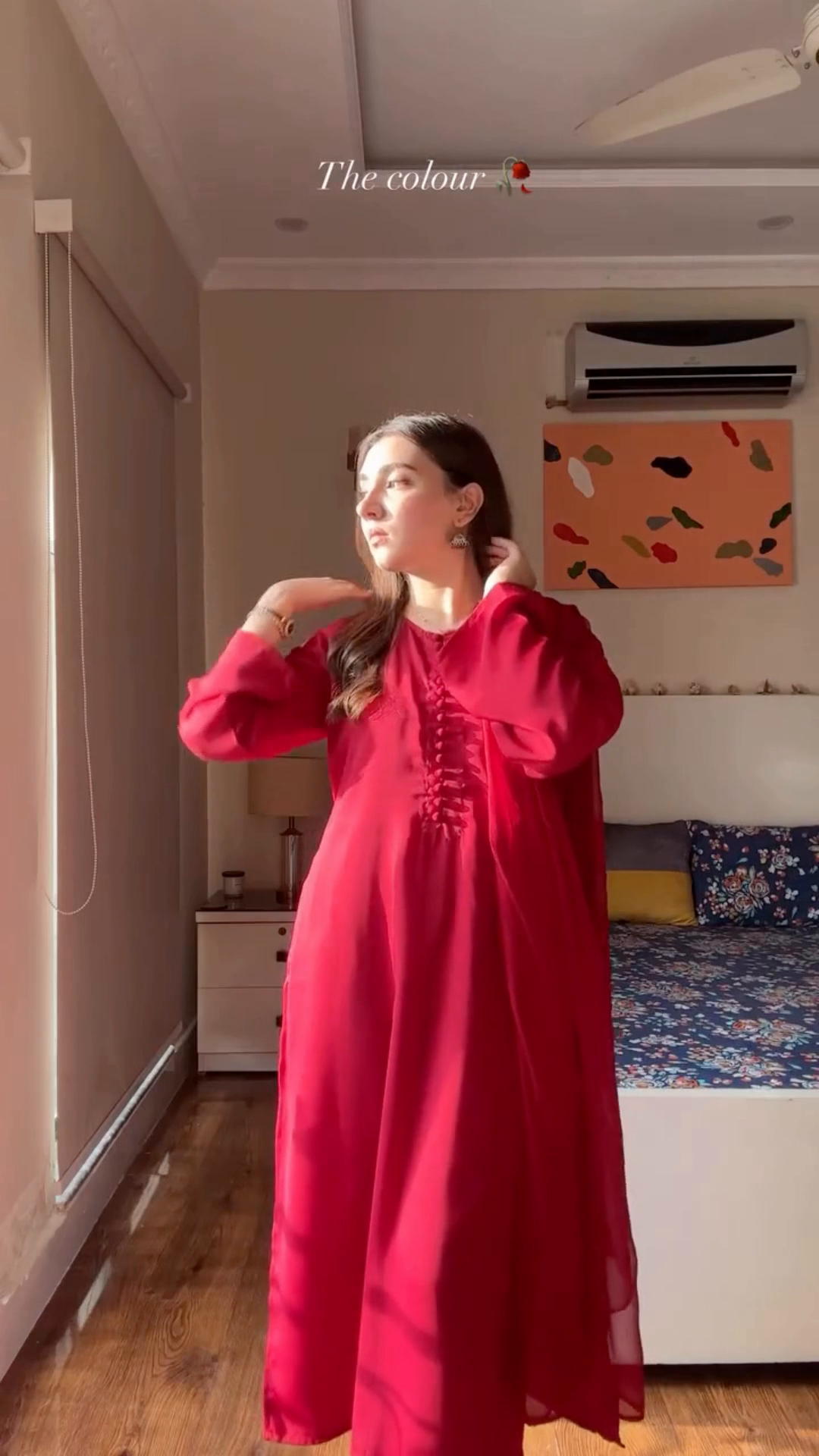 Scarlet Grace – Rayon Kurta Pant Set by Vedora