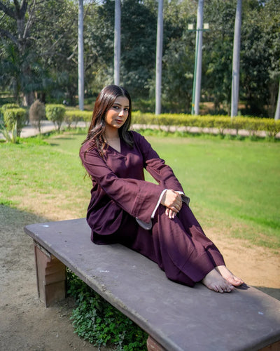 Rovira Cotton Kurta Set for Women Relaxed Kurta with Straight Pants