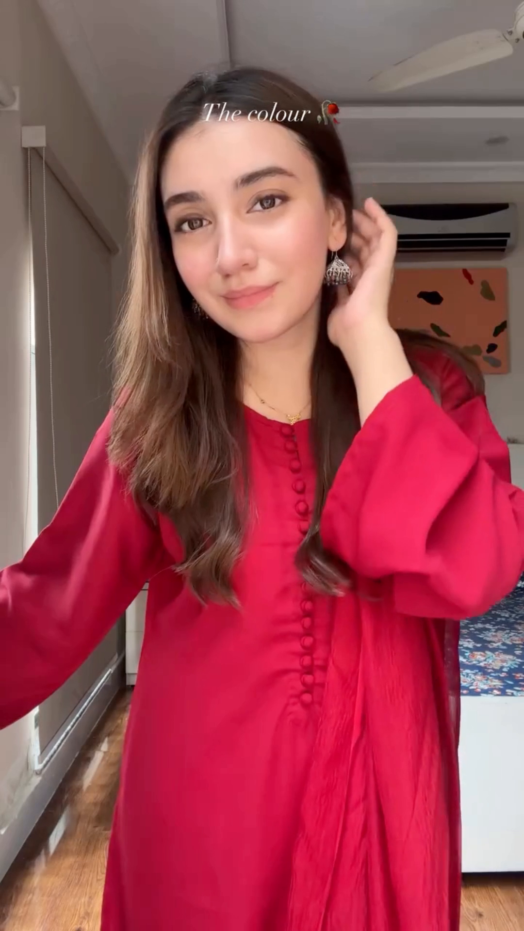 Scarlet Grace – Rayon Kurta Pant Set by Vedora