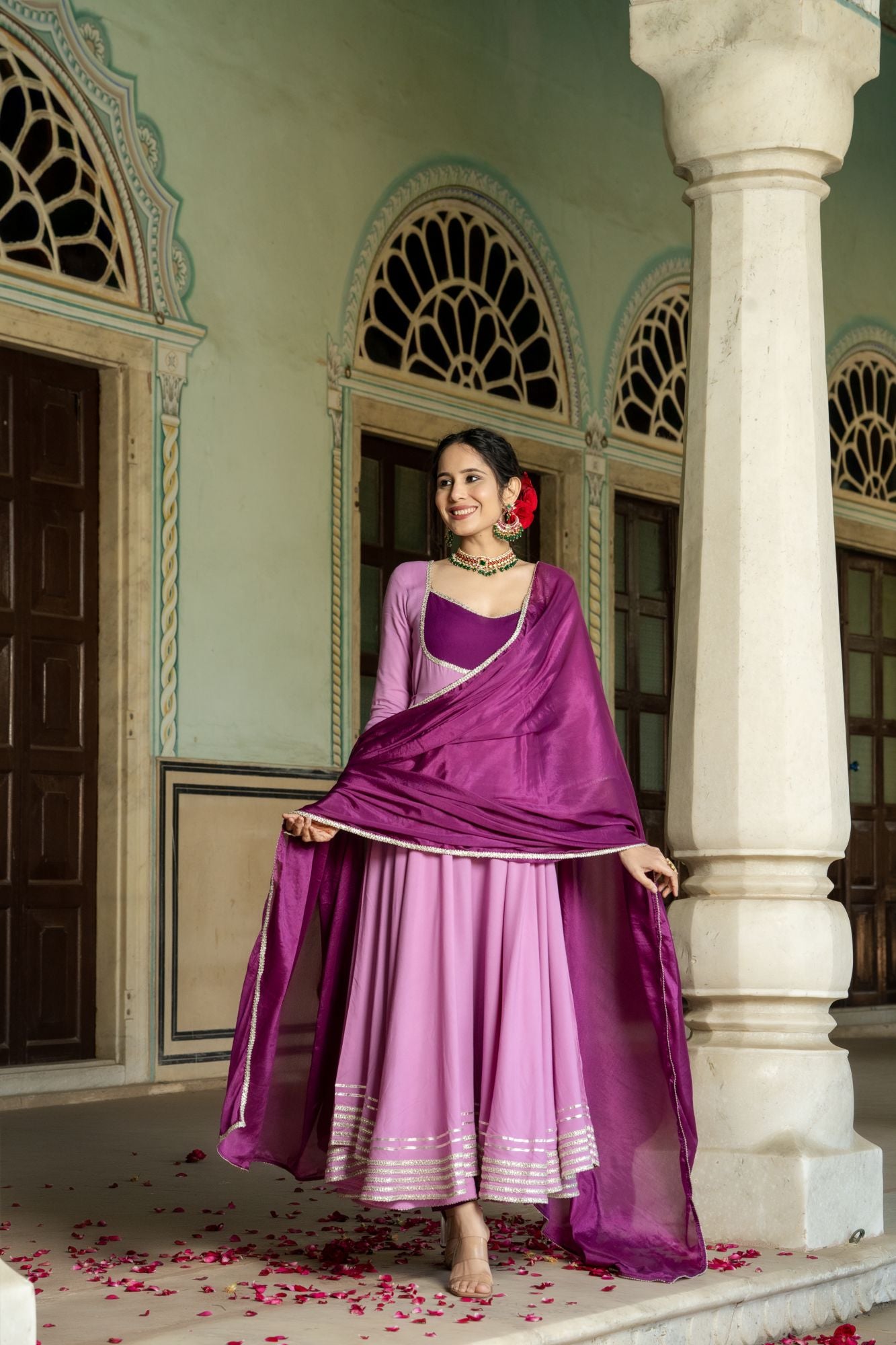 Advika Timeless Radiance Anarkali Dress