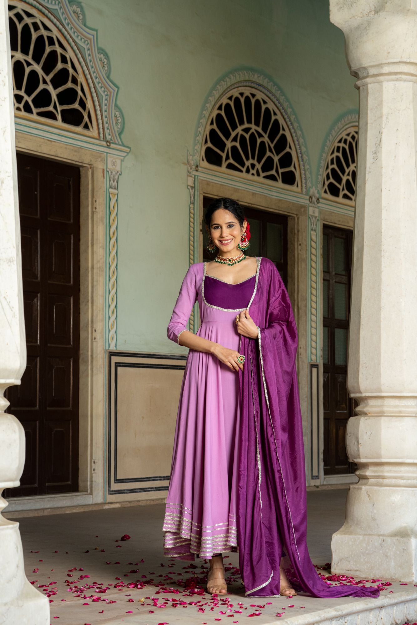 Advika Timeless Radiance Anarkali Dress