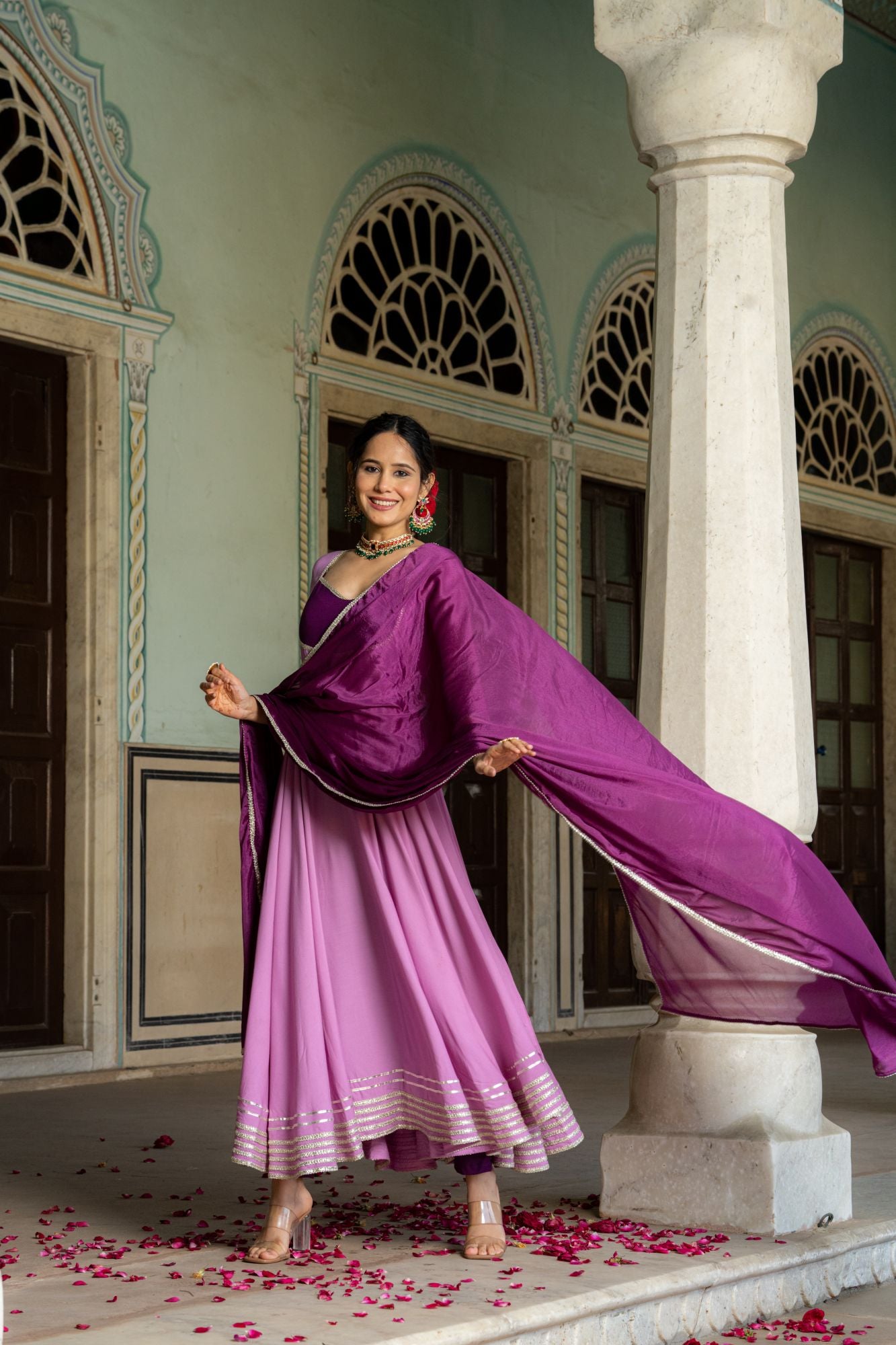 Advika Timeless Radiance Anarkali Dress