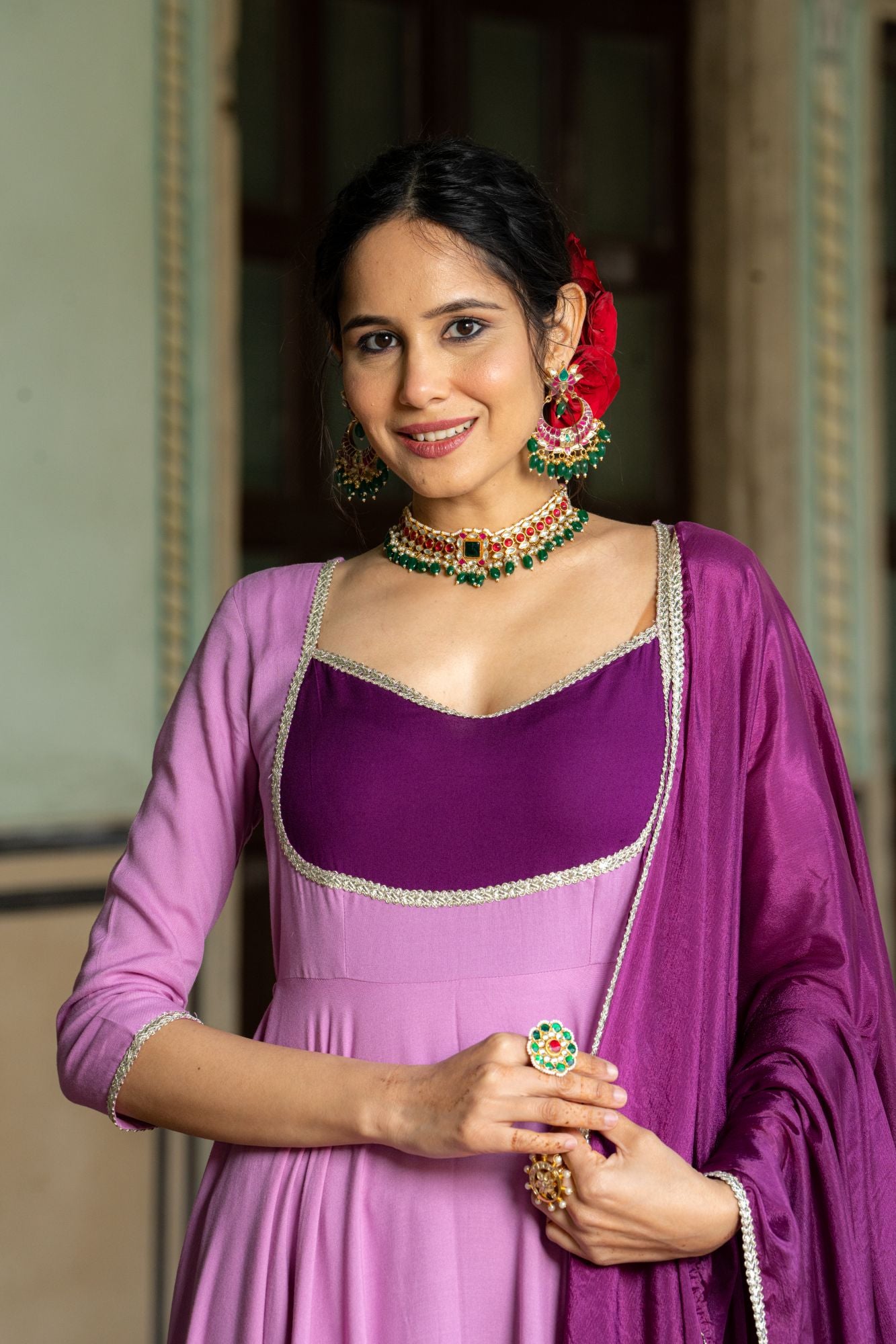 Advika Timeless Radiance Anarkali Dress