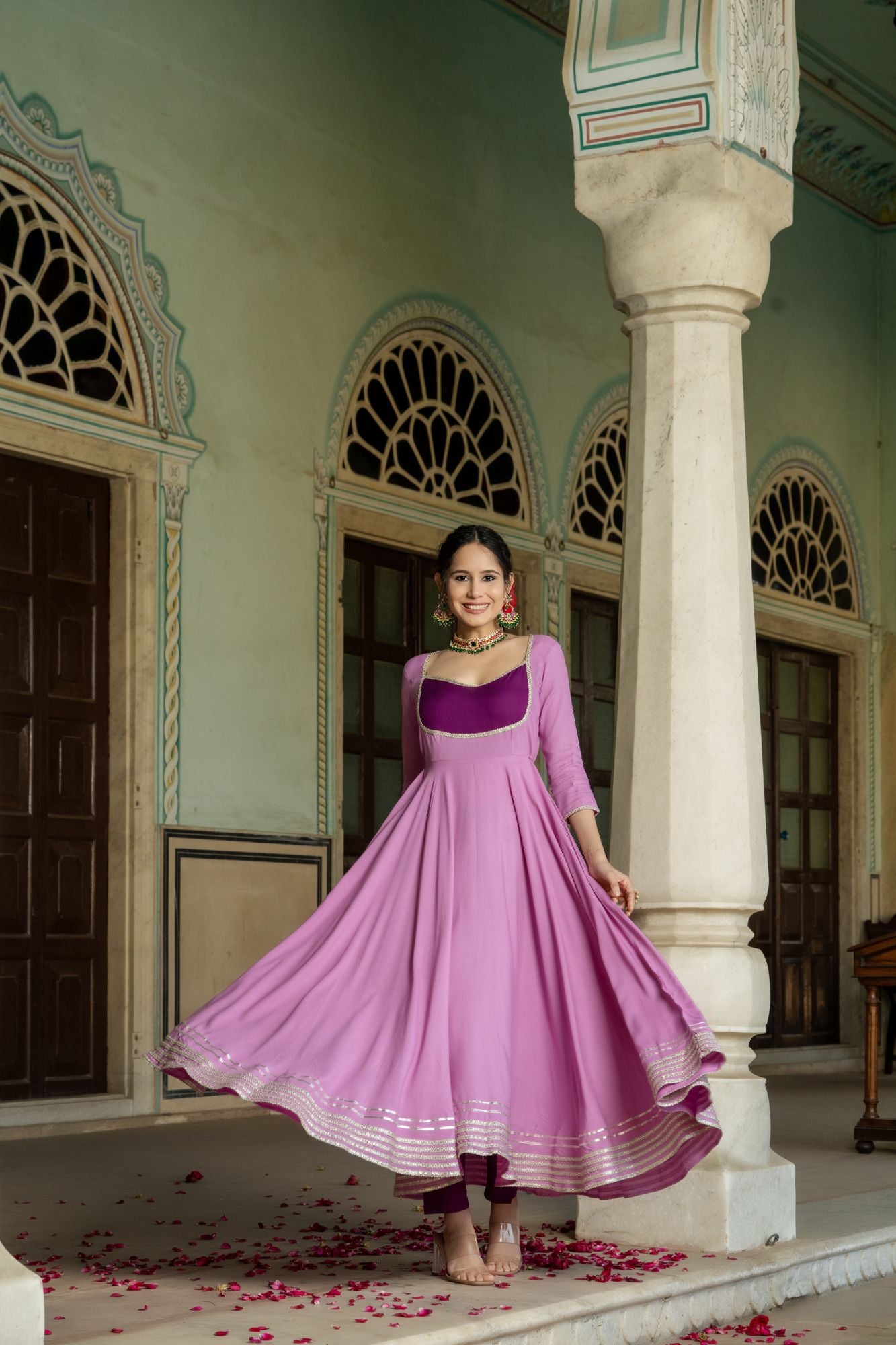 Advika Timeless Radiance Anarkali Dress