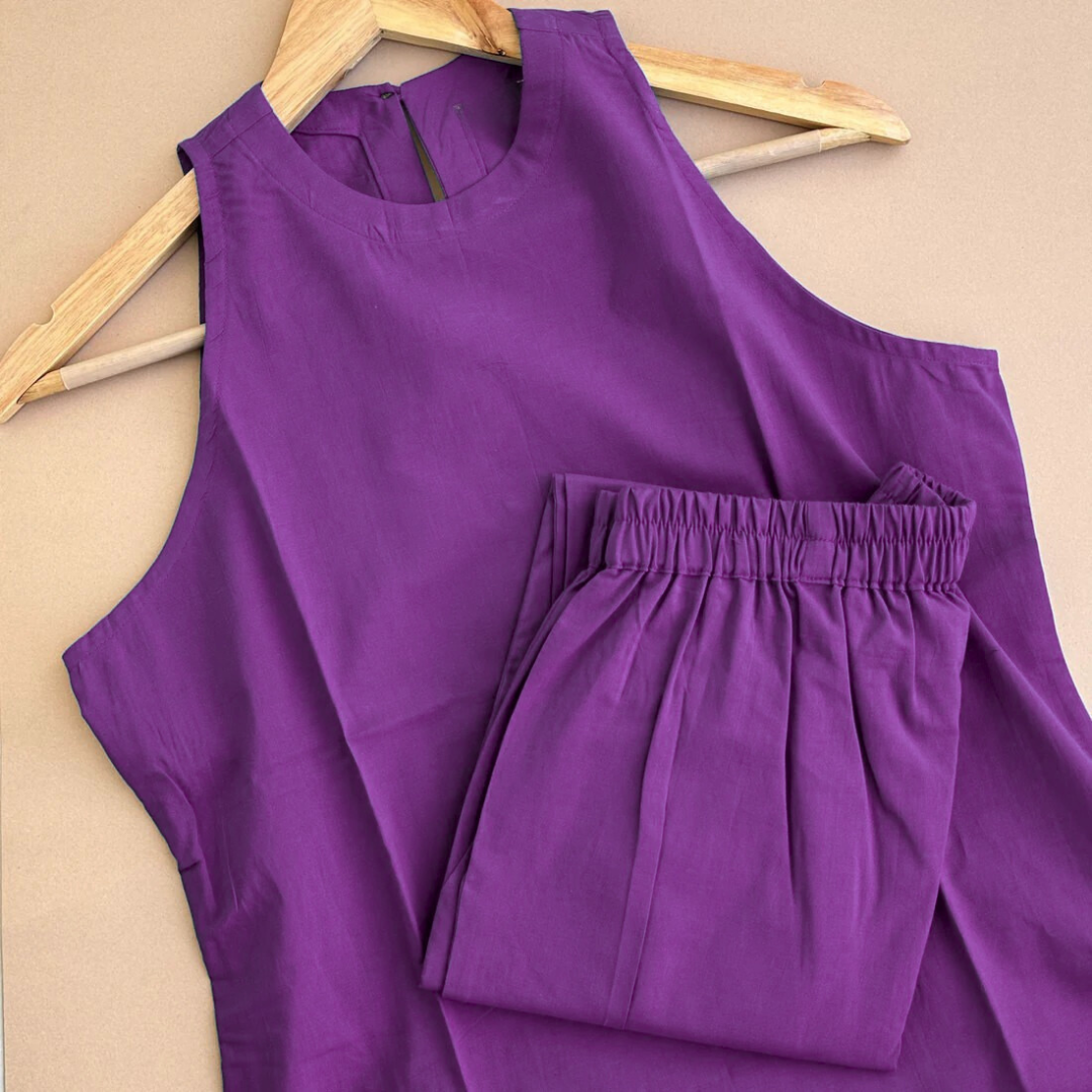Everyday Luxe Cotton Kurta Set – 3 Signature Shades