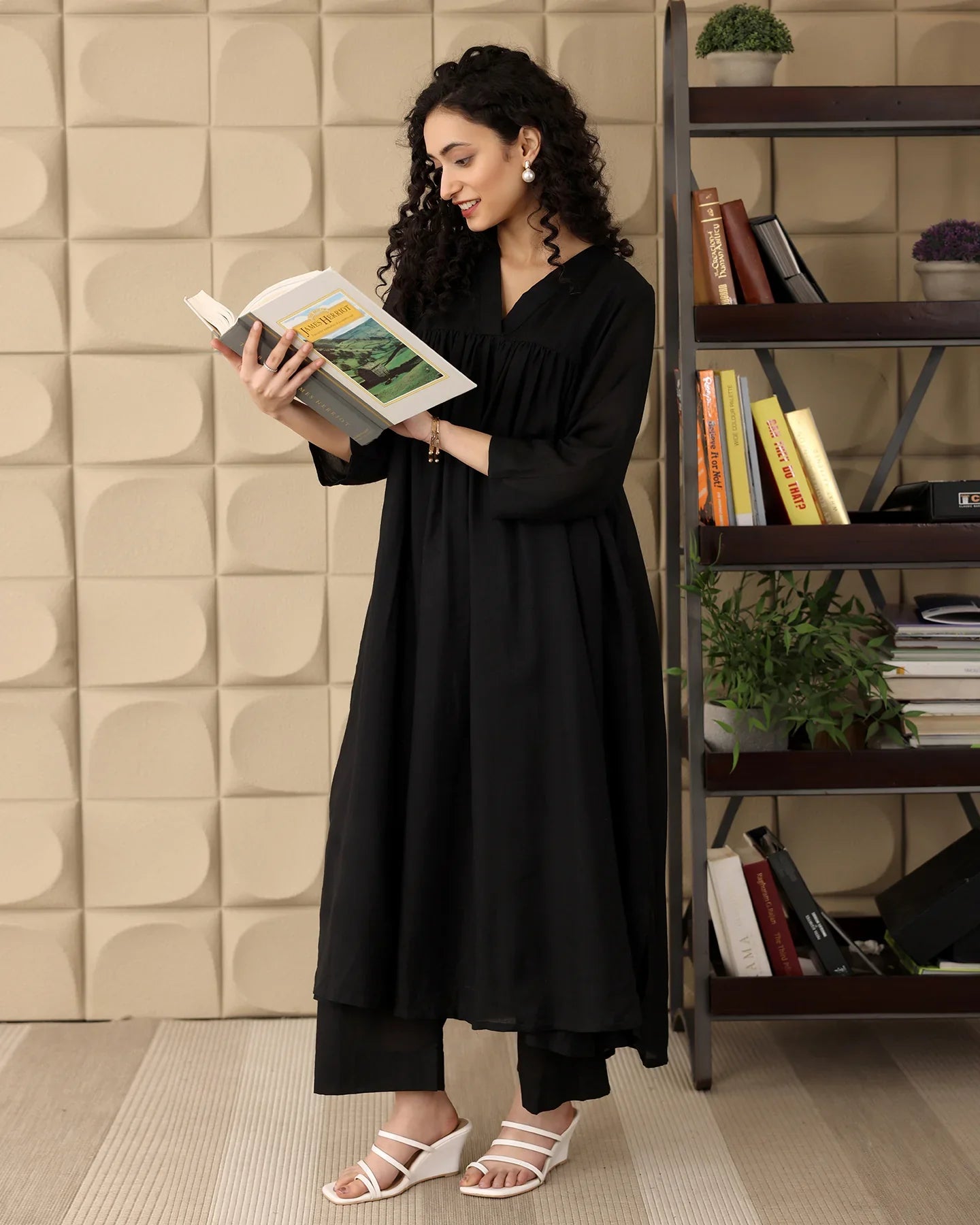 Cotton Muse: Graceful A-Line Ensemble