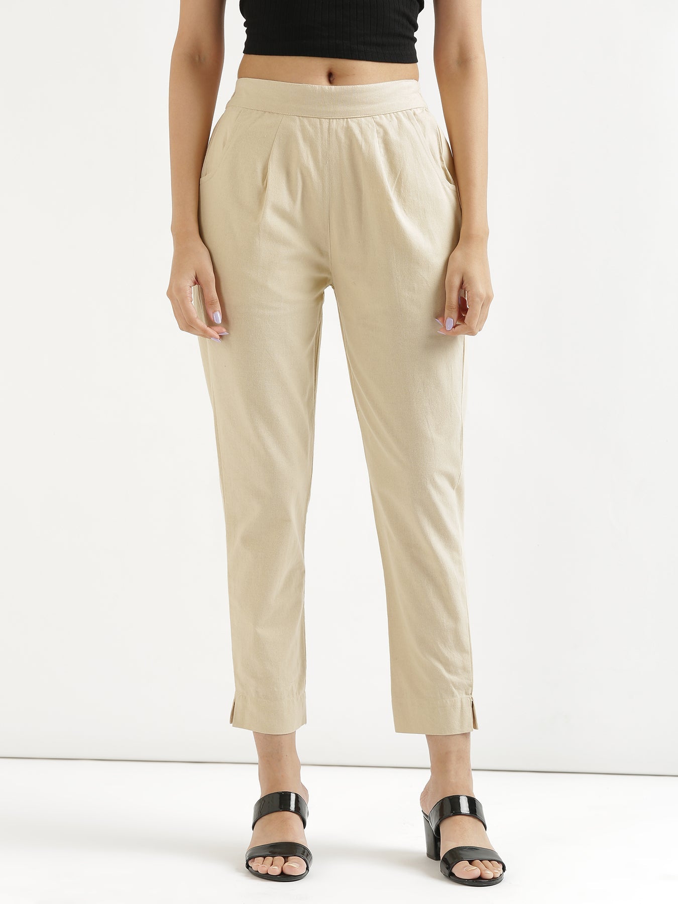 Vedora Essentials: Cotton Pants in a Range of Elegant Colors