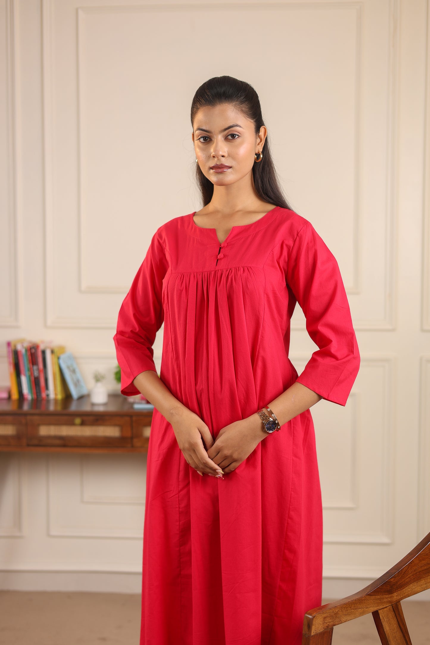 Classic Comfort: Pure Cotton Kurta Set