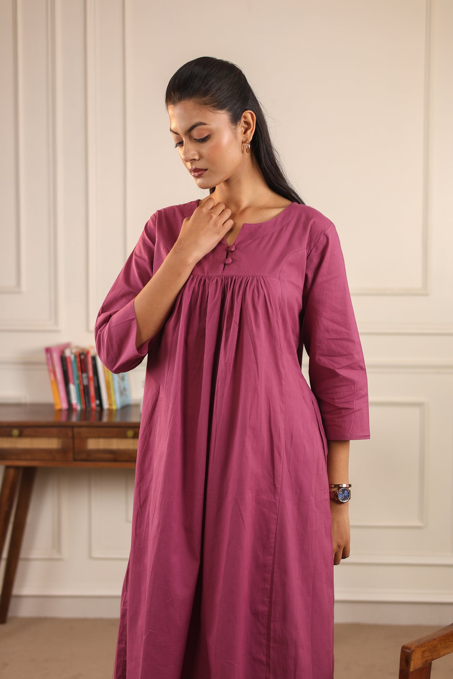 Classic Comfort: Pure Cotton Kurta Set