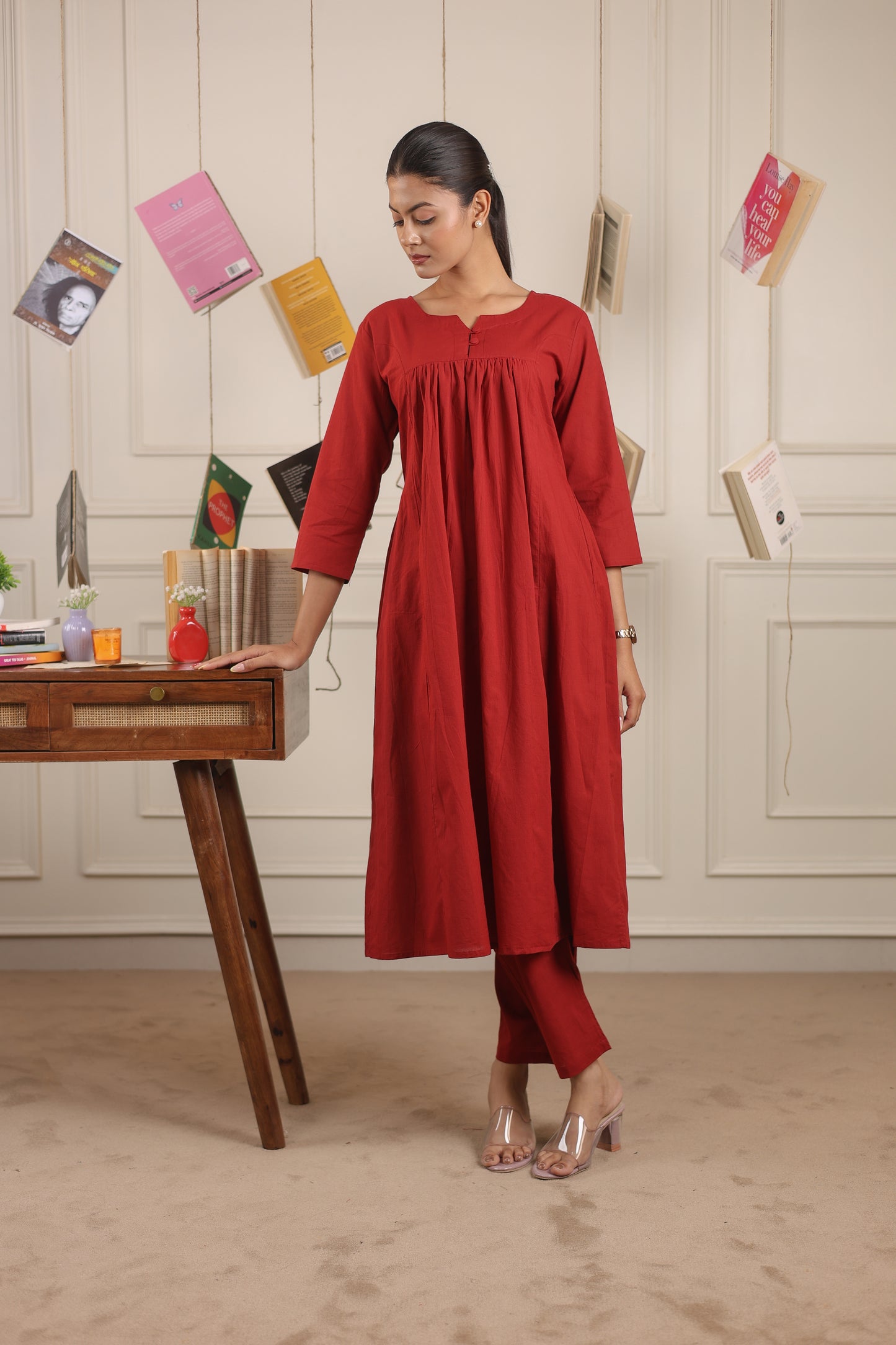 Classic Comfort: Pure Cotton Kurta Set