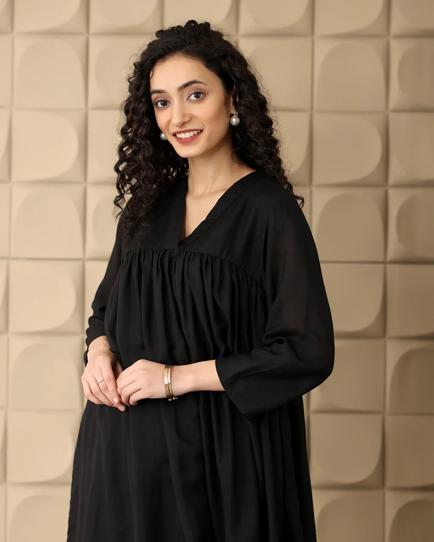 Cotton Muse: Graceful A-Line Ensemble