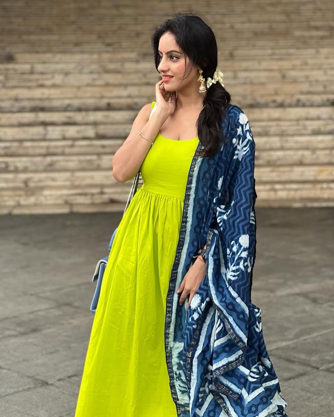 Lime Green Mint Strap Cotton Suit – Effortless Elegance & Comfort
