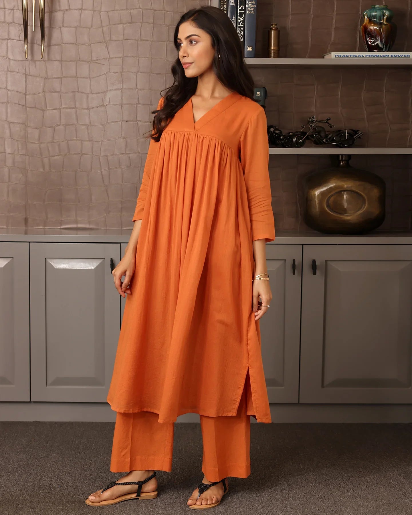 Cotton Muse: Graceful A-Line Ensemble