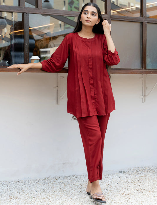Urban Pleats: Effortless Co-Ord Sets for Modern Days