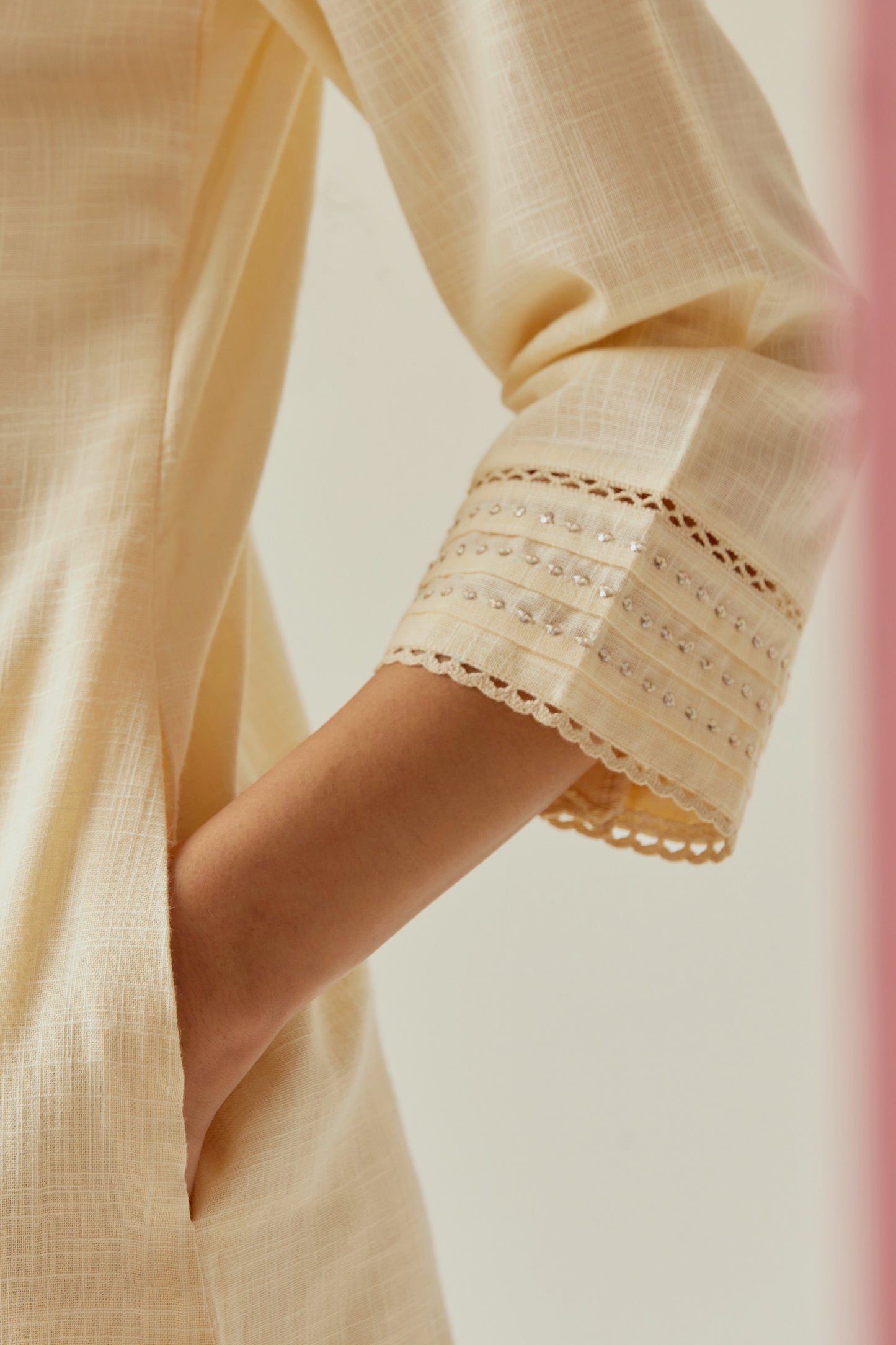 Vedora Noor-e Collection – Handcrafted Kurta Pant Sets in Timeless Hues