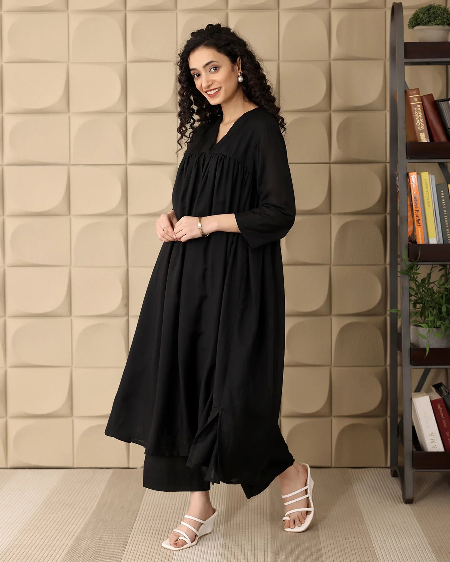 Cotton Muse: Graceful A-Line Ensemble
