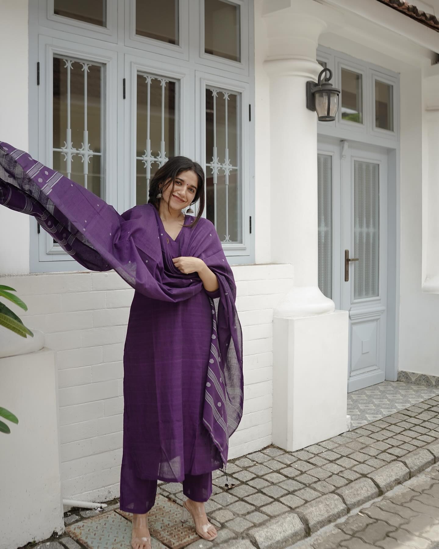 Elevate Everyday Elegance with Vedora's Signature Cotton Kurta Set