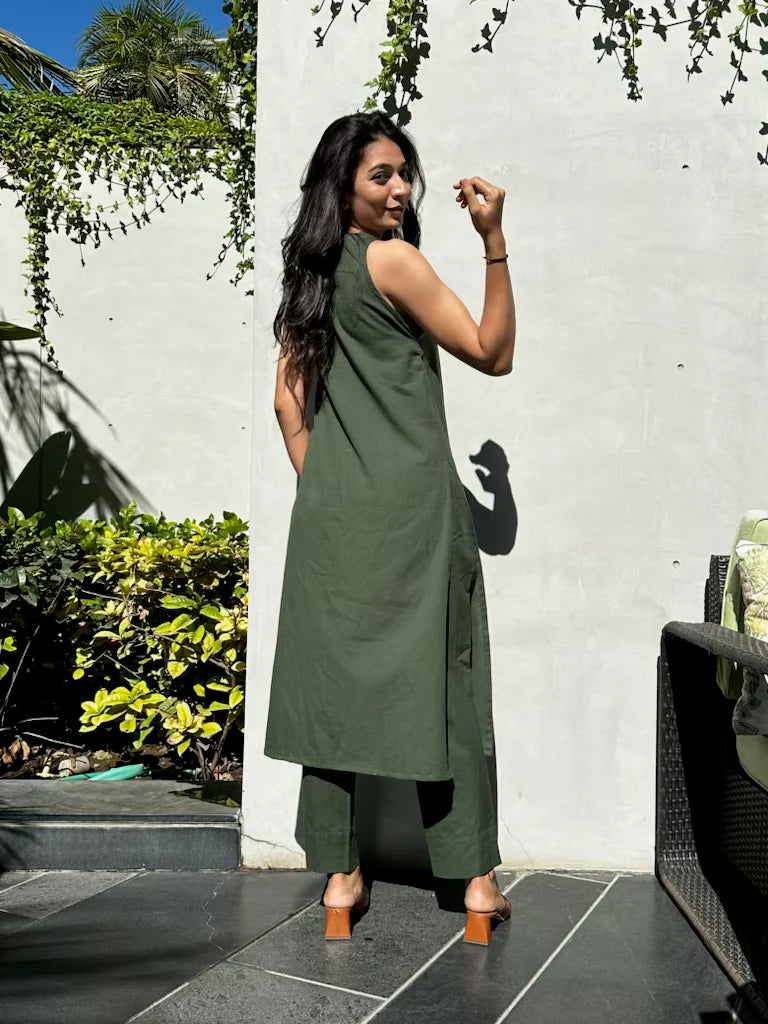 Everyday Luxe Cotton Kurta Set – 3 Signature Shades