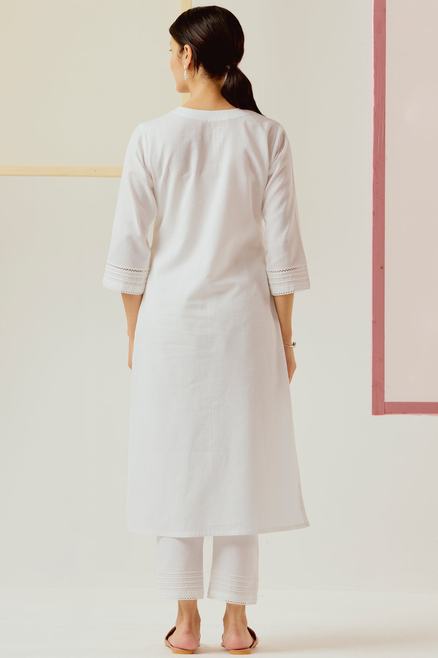 Vedora Noor-e Collection – Handcrafted Kurta Pant Sets in Timeless Hues