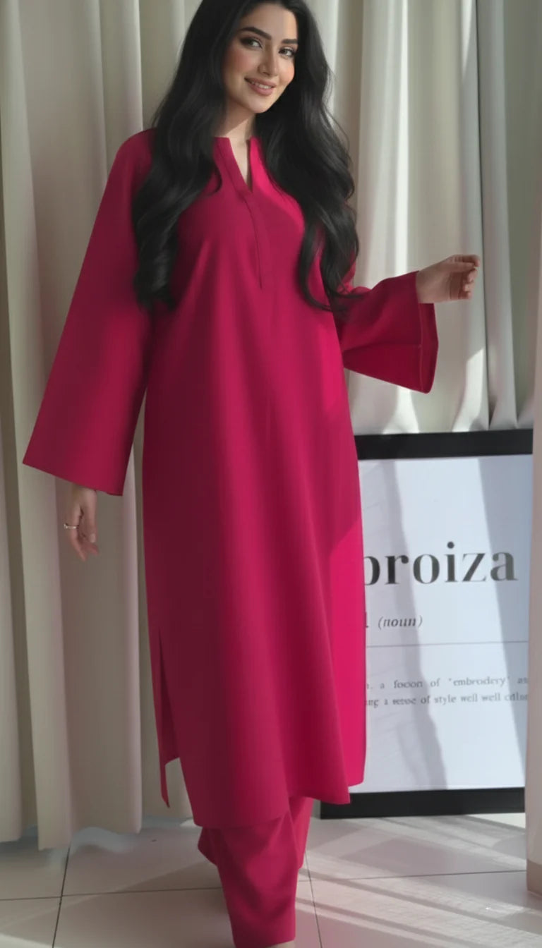 "Tarini" - Elegant Premium Cotton Kurta & Pants Set