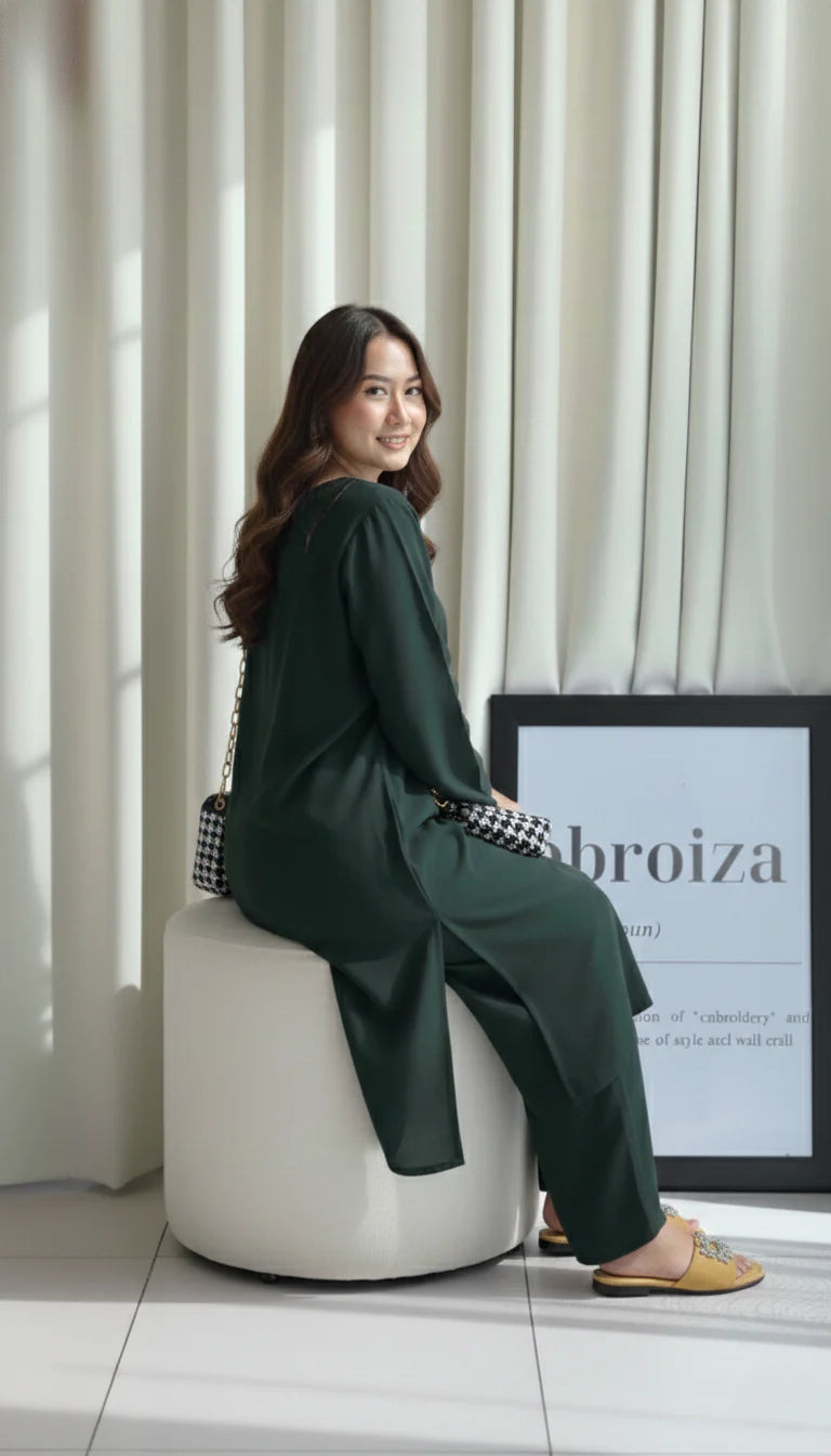 "Tarini" - Elegant Premium Cotton Kurta & Pants Set