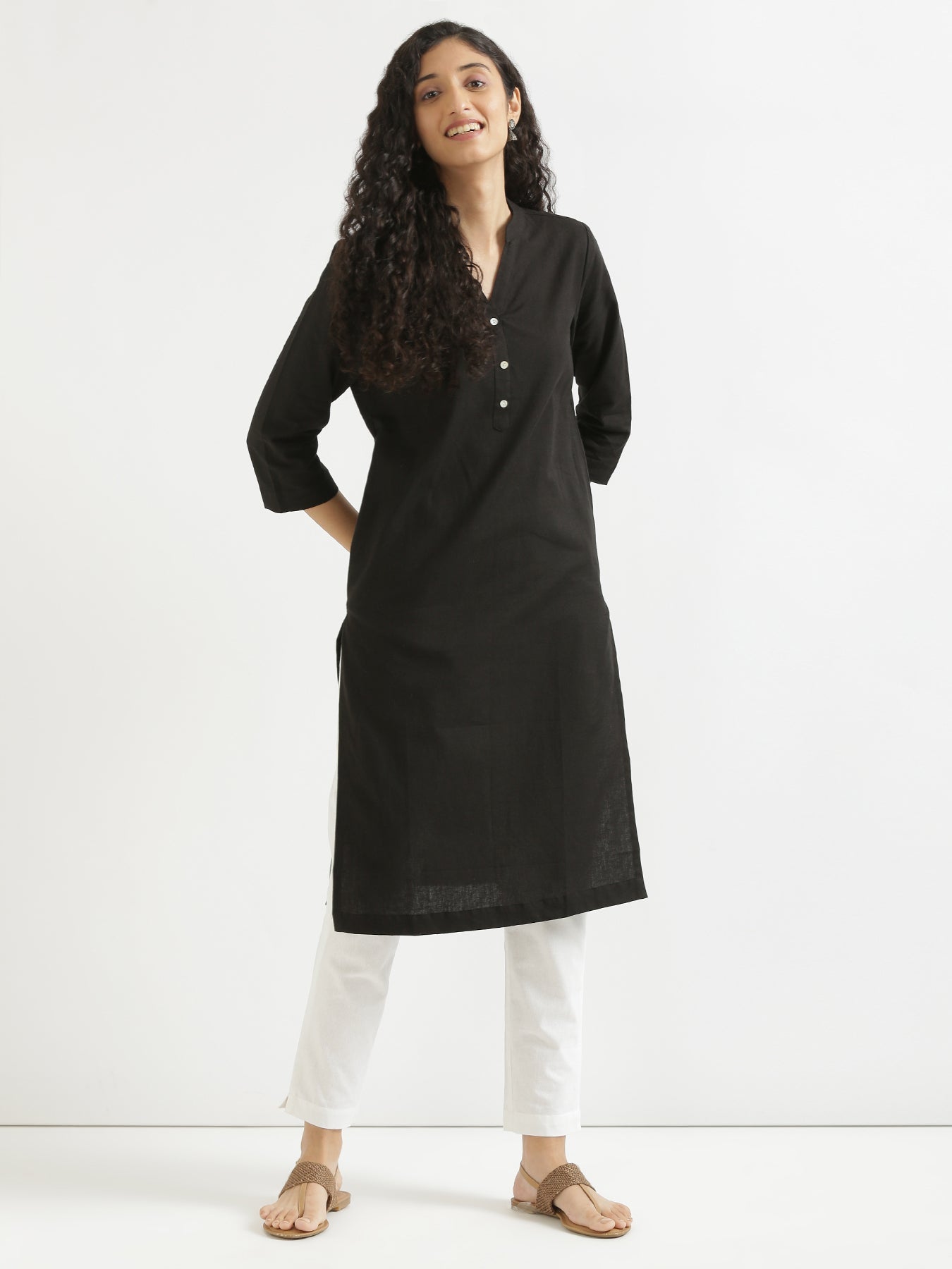 Vedora Classic: White Cotton Pants for Universal Appeal