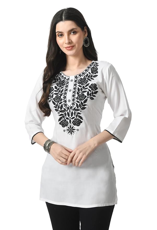 Elegant Chikankari Top – Available in 8 Beautiful Shades