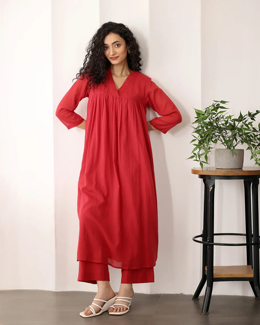 Cotton Muse: Graceful A-Line Ensemble