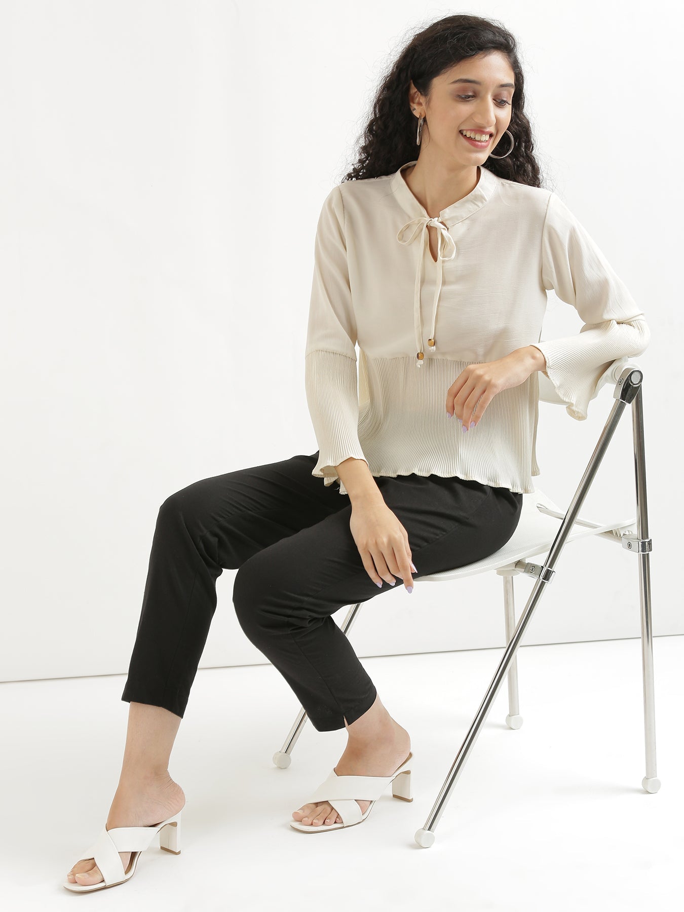 Vedora Essential: Versatile Cotton Black Pants for Every Occasion