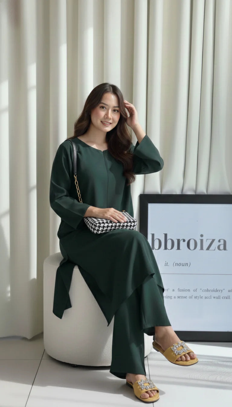 "Tarini" - Elegant Premium Cotton Kurta & Pants Set