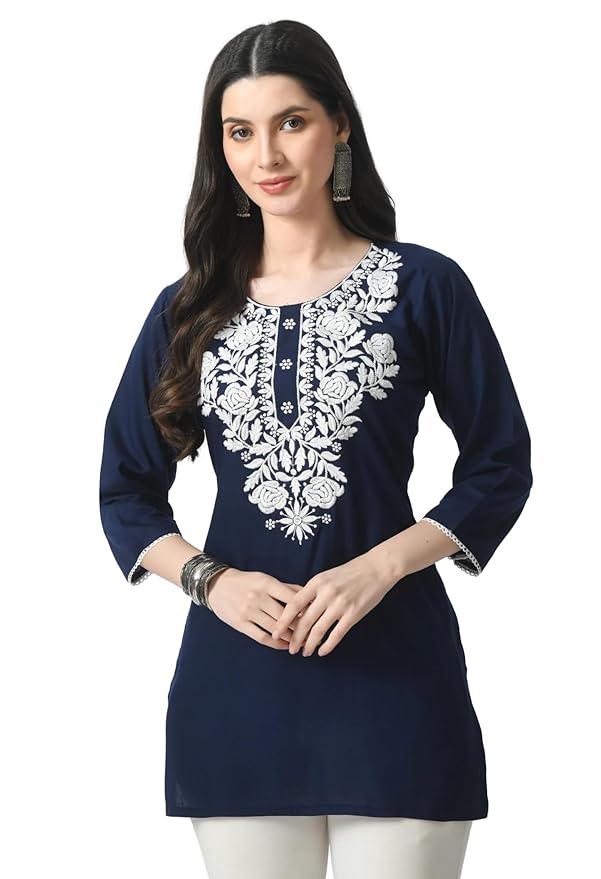 Elegant Chikankari Top – Available in 8 Beautiful Shades
