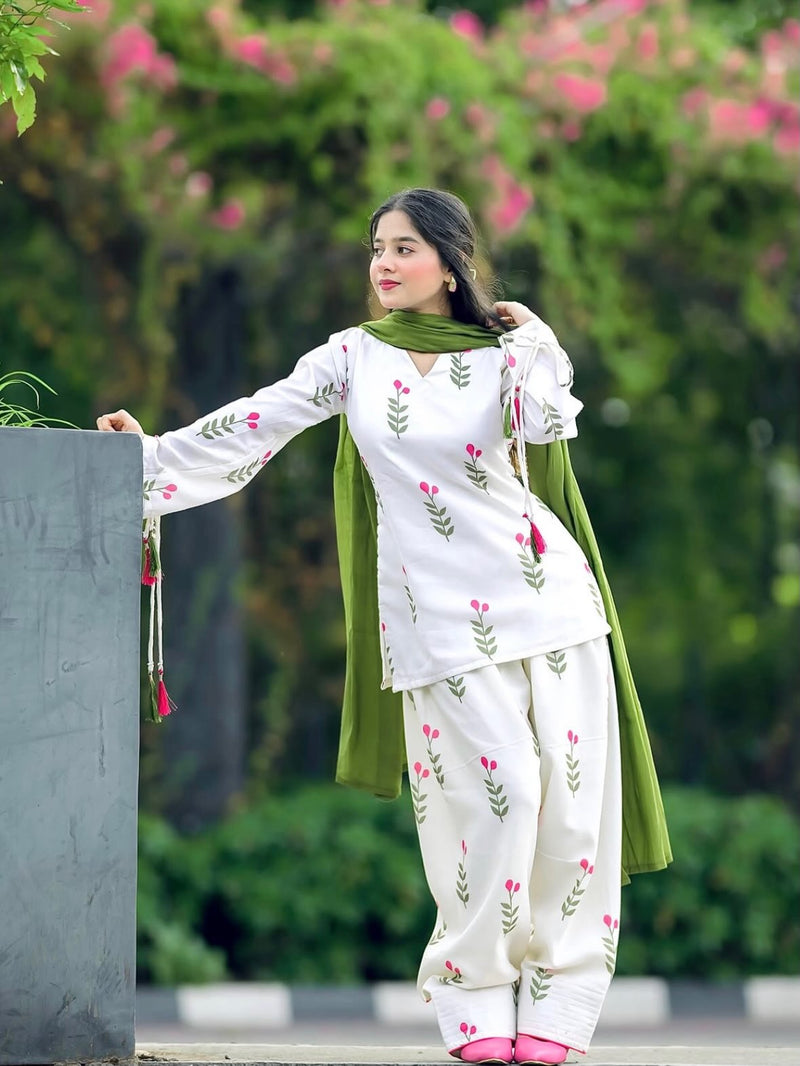 Gulbahar Cotton Farshi Salwar Set