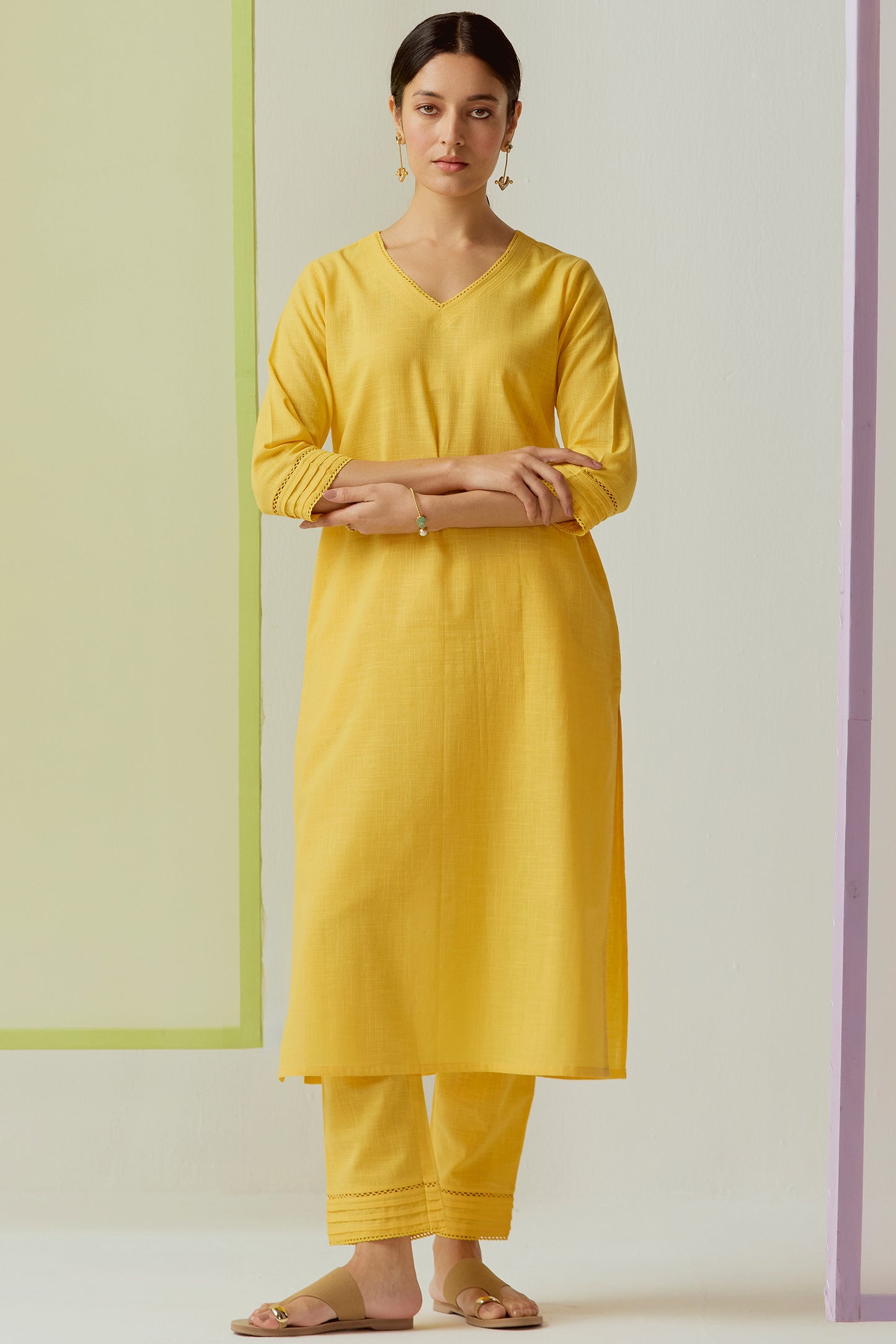 Vedora Noor-e Collection – Handcrafted Kurta Pant Sets in Timeless Hues